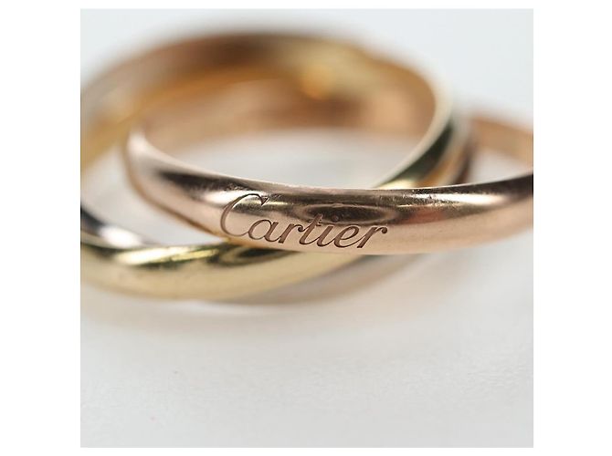 Anello CARTIER Trinity Au750 Oro Argento Auth am12316SM D'oro - vista 9