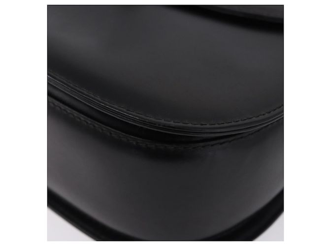 Borsa a mano GUCCI Bamboo in pelle 2way Nera Oro 000 46 0633 Auth am12260SAV Nero D'oro - vista 13