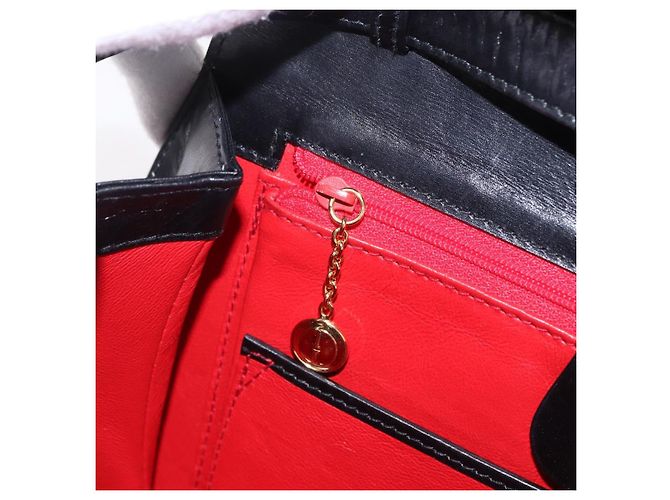 Borsa a mano GUCCI Bamboo in pelle 2way Nera Oro 000 46 0633 Auth am12260SAV Nero D'oro - vista 22