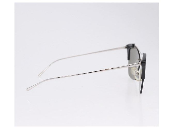 Gafas de sol PRADA Metal Silver Black Auth BA15310 Negro Plata - vista 5