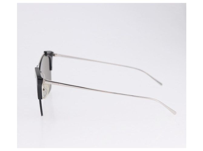 Gafas de sol PRADA Metal Silver Black Auth BA15310 Negro Plata - vista 7