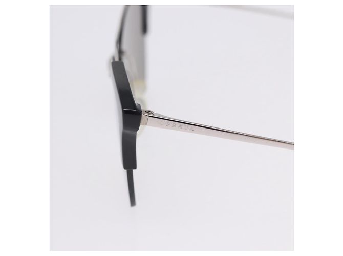 Gafas de sol PRADA Metal Silver Black Auth BA15310 Negro Plata - vista 8