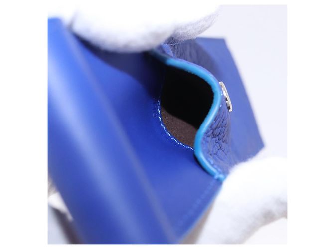 LOUIS VUITTON Astuccio per penne Monogram Emboss Blue GI1199 LV Auth 198556M - vista 10