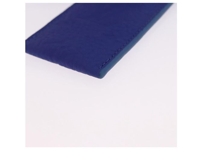 LOUIS VUITTON Astuccio per penne Monogram Emboss Blue GI1199 LV Auth 198556M - vista 14