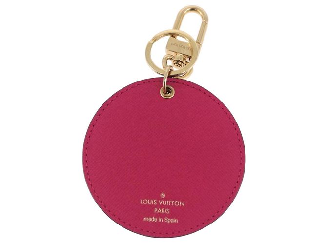 LOUIS VUITTON Damier Ebene Key Holder Illustre Charm M65138 LV Auth 199151V - vista 3
