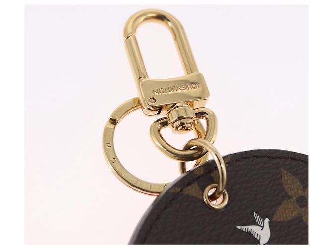 LOUIS VUITTON Damier Ebene Key Holder Illustre Charm M65138 LV Auth 199151V - vista 5