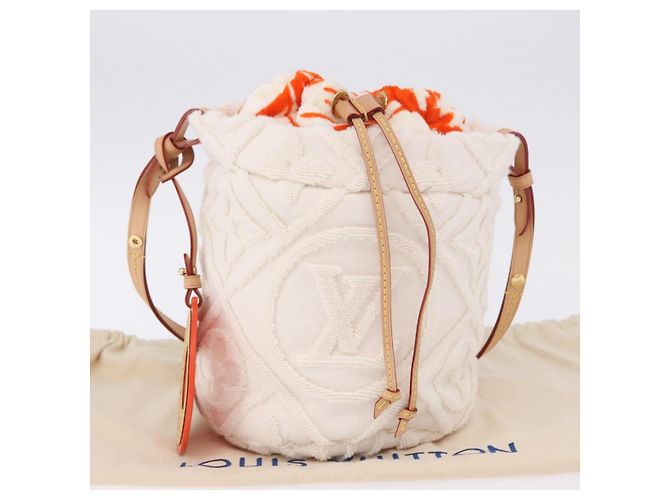 LOUIS VUITTON LV By The Pool Bucket LV Vacation Orange M25146 LV Auth 199202SAM Bianco Arancione - vista 12
