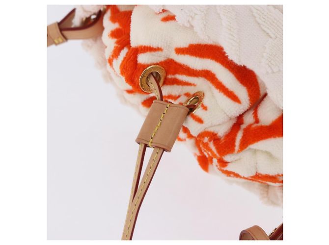 LOUIS VUITTON LV By The Pool Bucket LV Vacation Orange M25146 LV Auth 199202SAM Bianco Arancione - vista 18