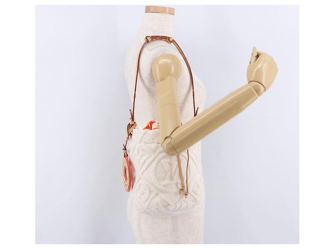 LOUIS VUITTON LV By The Pool Bucket LV Vacation Orange M25146 LV Auth 199202SAM Bianco Arancione - vista 22