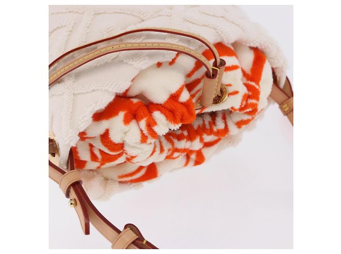 LOUIS VUITTON LV By The Pool Bucket LV Vacation Orange M25146 LV Auth 199202SAM Bianco Arancione - vista 6