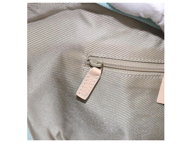 Borsa a Tracolla GUCCI GG Canvas Outlet Azzurro Oro 001 4158 Auth 199129V D'oro Blu chiaro - vista 21
