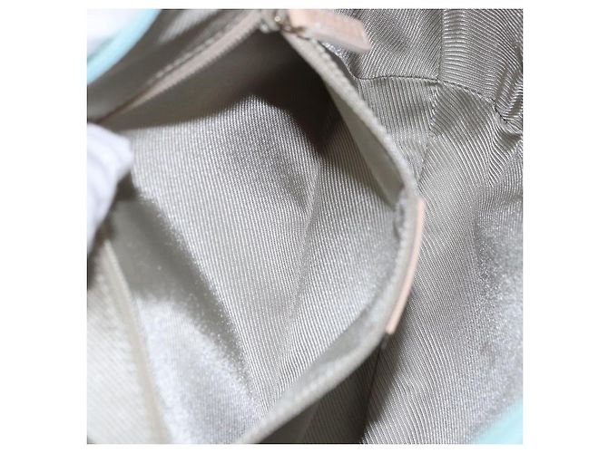 Borsa a Tracolla GUCCI GG Canvas Outlet Azzurro Oro 001 4158 Auth 199129V D'oro Blu chiaro - vista 22