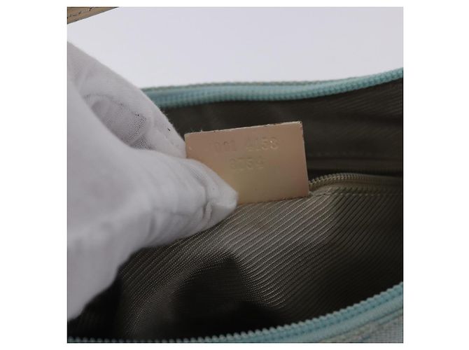 Borsa a Tracolla GUCCI GG Canvas Outlet Azzurro Oro 001 4158 Auth 199129V D'oro Blu chiaro - vista 23