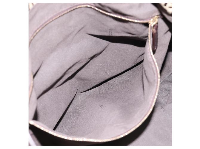 FENDI Zucchino Canvas Tote Bag Beige Gold Auth 200951V Golden - Ansicht 20