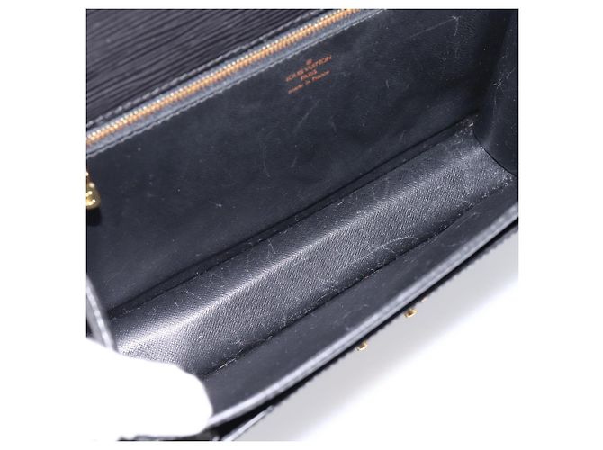 LOUIS VUITTON Epi Monceau 28 Hand Bag Black M52122 LV Auth 200248 Nero - vista 10