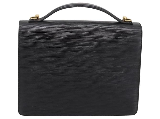 LOUIS VUITTON Epi Monceau 28 Hand Bag Black M52122 LV Auth 200248 Nero - vista 2