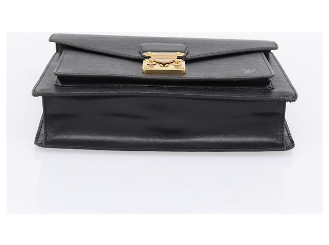 LOUIS VUITTON Epi Monceau 28 Hand Bag Black M52122 LV Auth 200248 Nero - vista 5