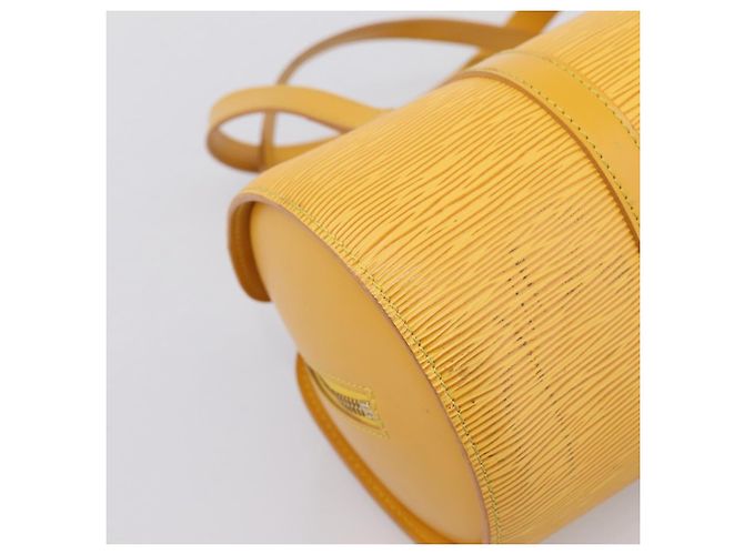 Borsa a mano LOUIS VUITTON Epi Soufflot Yellow M52229 LV Auth ka5935V Giallo - vista 18