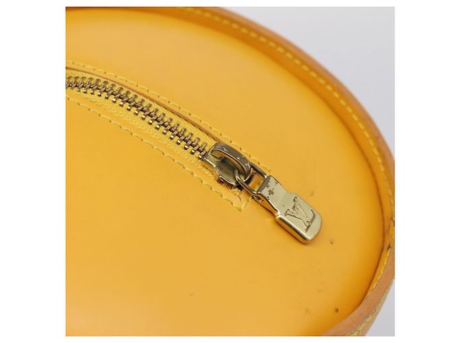 Borsa a mano LOUIS VUITTON Epi Soufflot Yellow M52229 LV Auth ka5935V Giallo - vista 19
