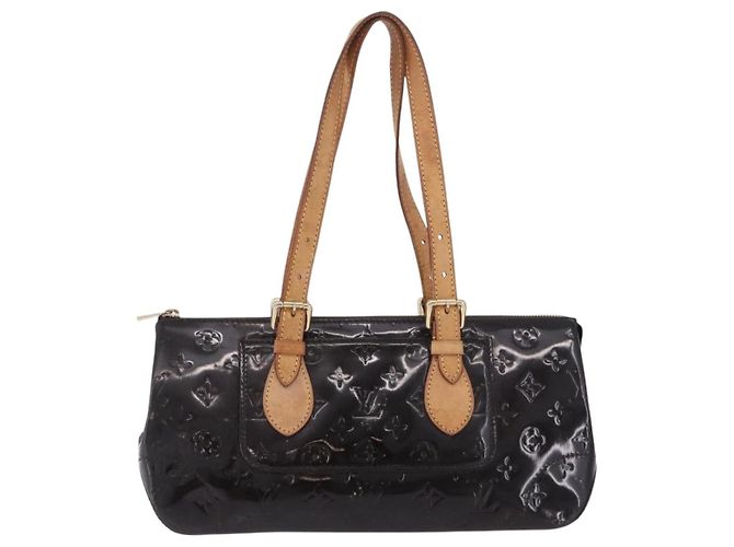 Borsa LOUIS VUITTON Monogram Vernis Rosewood Avenue Amarante M93510 Auth BA15096 Bordò - vista 13