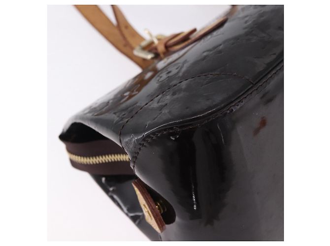 Borsa LOUIS VUITTON Monogram Vernis Rosewood Avenue Amarante M93510 Auth BA15096 Bordò - vista 16