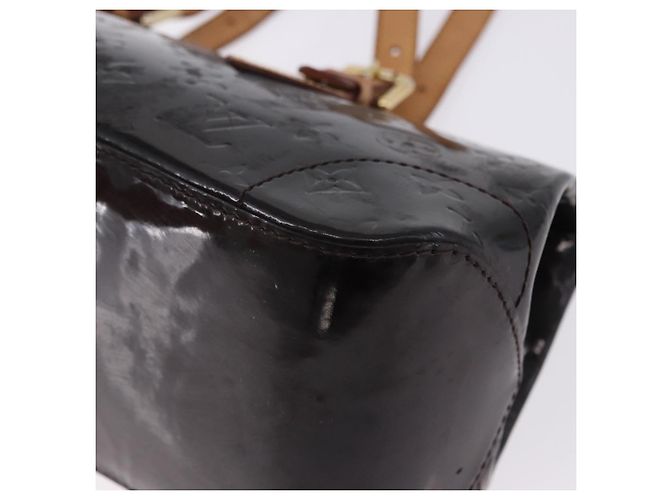 Borsa LOUIS VUITTON Monogram Vernis Rosewood Avenue Amarante M93510 Auth BA15096 Bordò - vista 17
