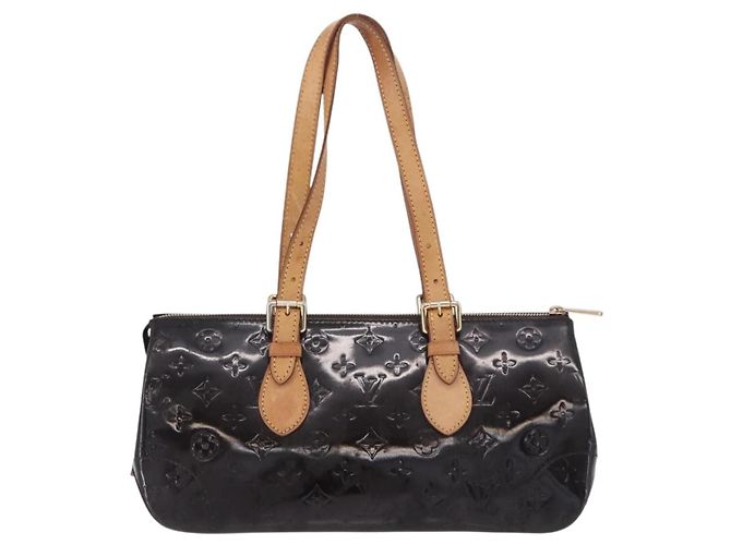 Borsa LOUIS VUITTON Monogram Vernis Rosewood Avenue Amarante M93510 Auth BA15096 Bordò - vista 3