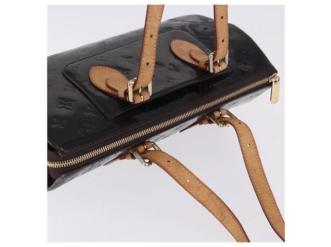 Borsa LOUIS VUITTON Monogram Vernis Rosewood Avenue Amarante M93510 Auth BA15096 Bordò - vista 7
