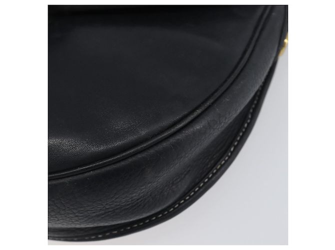 Borsa a tracolla Christian Dior in pelle blu navy e argento autentica ep15806 - vista 10