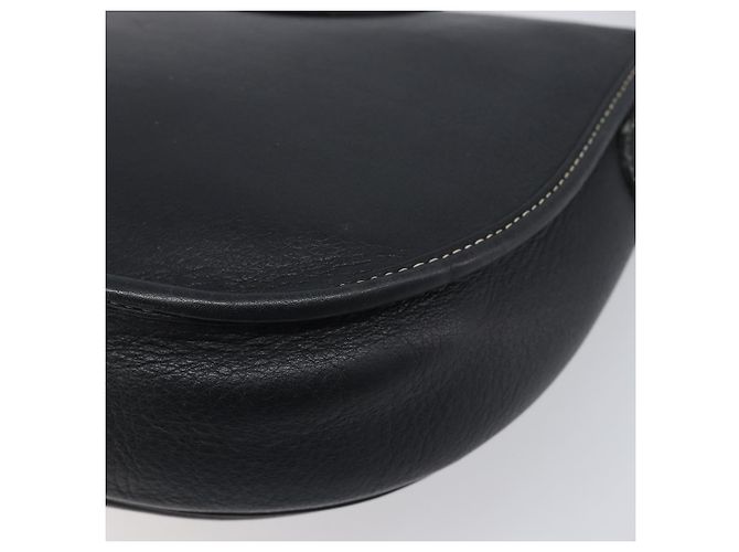 Borsa a tracolla Christian Dior in pelle blu navy e argento autentica ep15806 - vista 12