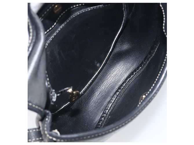 Borsa a tracolla Christian Dior in pelle blu navy e argento autentica ep15806 - vista 18