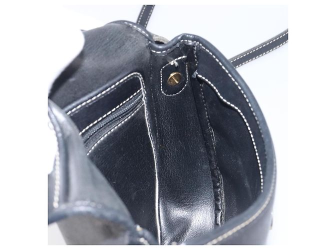 Borsa a tracolla Christian Dior in pelle blu navy e argento autentica ep15806 - vista 19