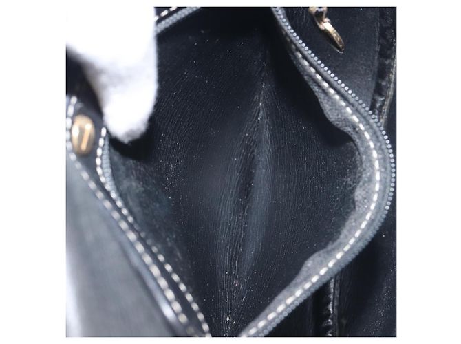 Borsa a tracolla Christian Dior in pelle blu navy e argento autentica ep15806 - vista 22