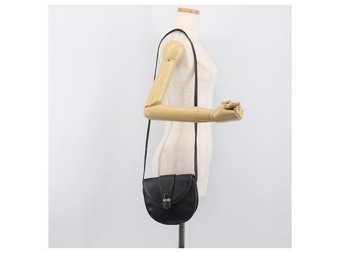 Borsa a tracolla Christian Dior in pelle blu navy e argento autentica ep15806 - vista 23