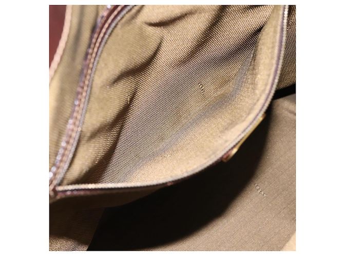 Borsa a mano FENDI Zucca Canvas Nero e Marrone Auth ka5892 - vista 11
