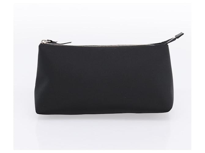 Borsa a mano GIVENCHY Nylon Nero Argento Auth 197834 - vista 20