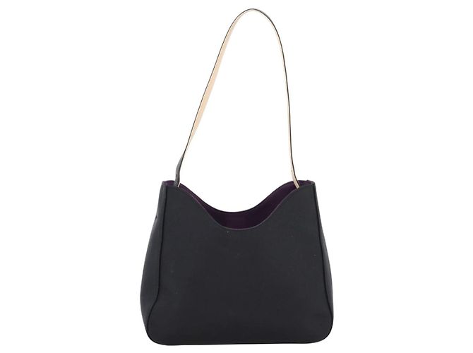 Borsa a mano GIVENCHY Nylon Nero Argento Auth 197834 - vista 3