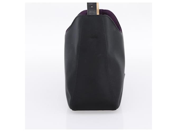 Borsa a mano GIVENCHY Nylon Nero Argento Auth 197834 - vista 4
