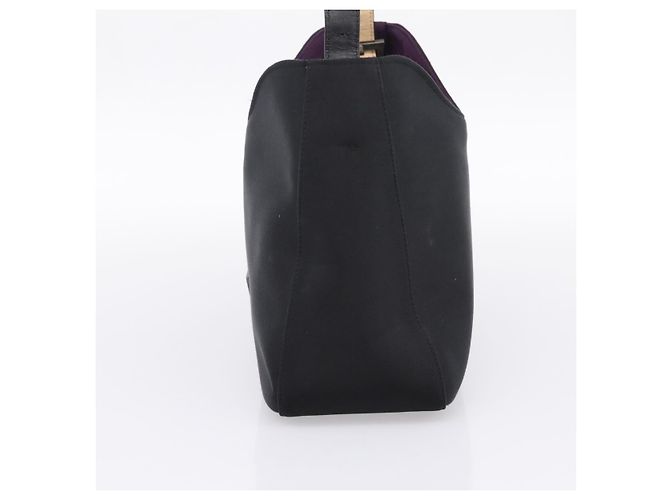 Borsa a mano GIVENCHY Nylon Nero Argento Auth 197834 - vista 5