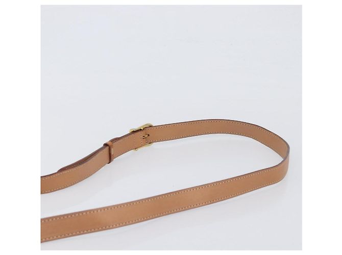 Céline Borsa a tracolla CELINE Macadam PVC Pelle Marrone Oro Auth 197617A D'oro - vista 8