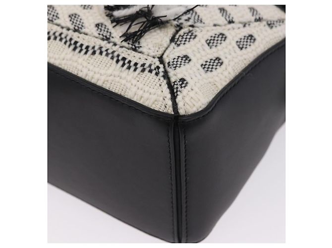 Borsa Puzzle LOEWE Collaborazione AniAlverse Small Cotton White Auth 167494SM Argento Bianco - vista 17