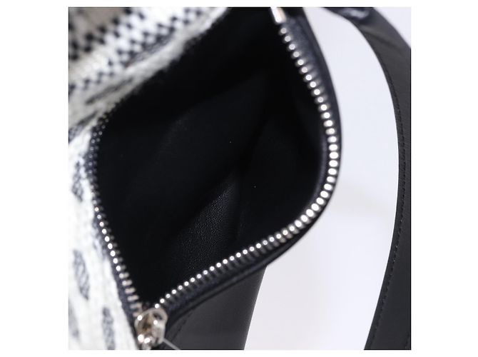 Borsa Puzzle LOEWE Collaborazione AniAlverse Small Cotton White Auth 167494SM Argento Bianco - vista 26