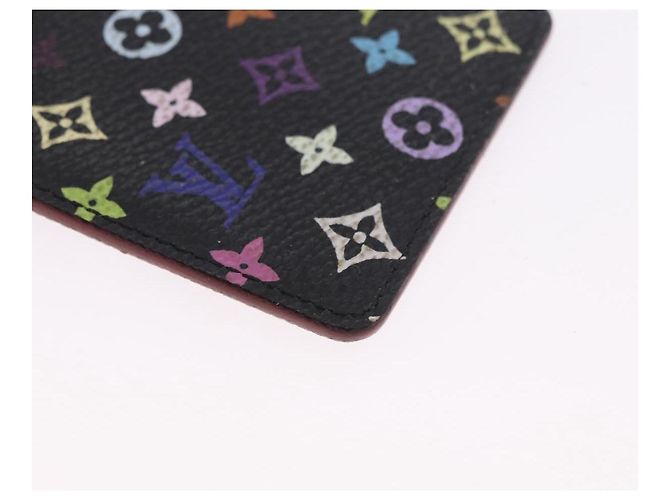 LOUIS VUITTON Monogram Multicolor Etui Miroir Mirror Black M92651 LV Auth 200179 Nero - vista 15