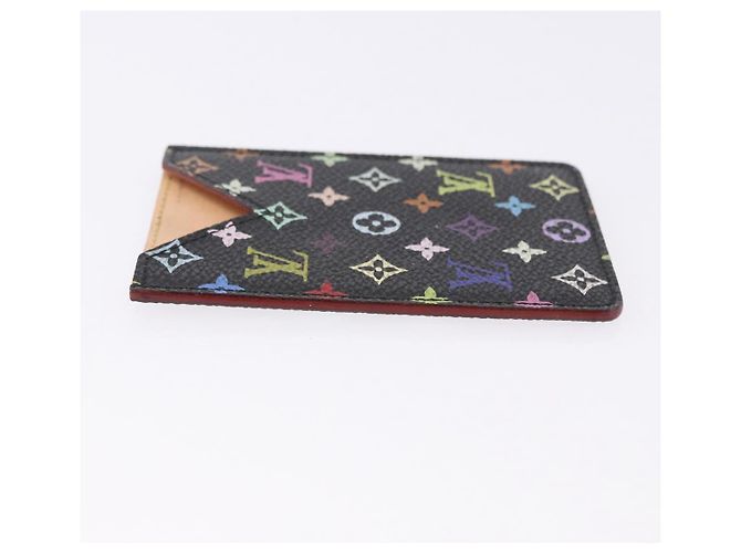 LOUIS VUITTON Monogram Multicolor Etui Miroir Mirror Black M92651 LV Auth 200179 Nero - vista 3