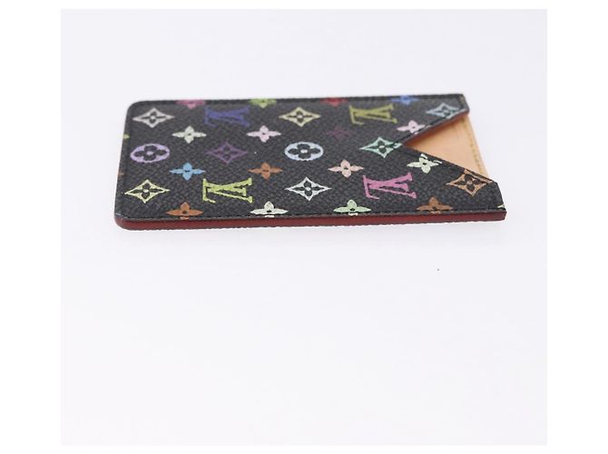 LOUIS VUITTON Monogram Multicolor Etui Miroir Mirror Black M92651 LV Auth 200179 Nero - vista 4