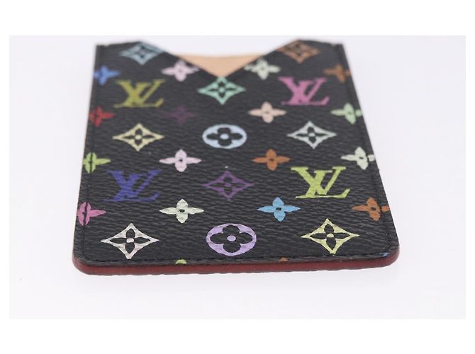LOUIS VUITTON Monogram Multicolor Etui Miroir Mirror Black M92651 LV Auth 200179 Nero - vista 6