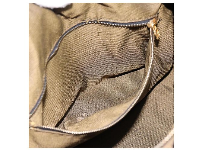 Borsa a mano Vanity FENDI Zucca Canvas Nero Marrone Auth 197863 - vista 21