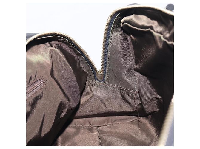 Bulgari Borsa a mano BVLGARI in pelle nera e oro Auth 198930A Nero - vista 22