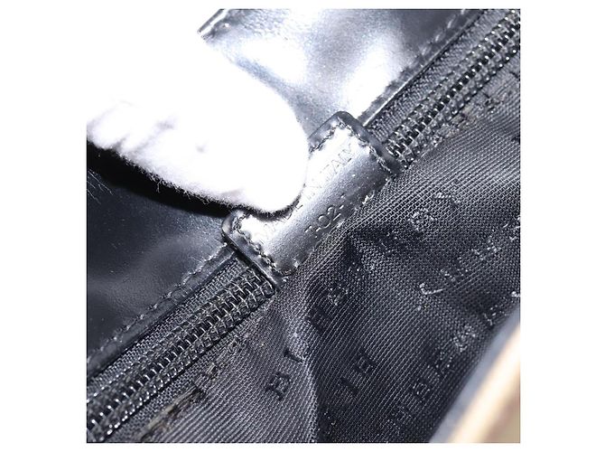 Borsa a mano BURBERRY Nova Check PVC Leather Beige Silver Auth BA15368 Argento - vista 12