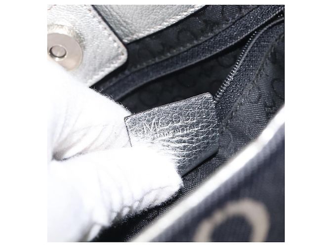 Céline Borsa a mano CELINE C Macadam Canvas Navy Auth 200940A Blu navy - vista 12